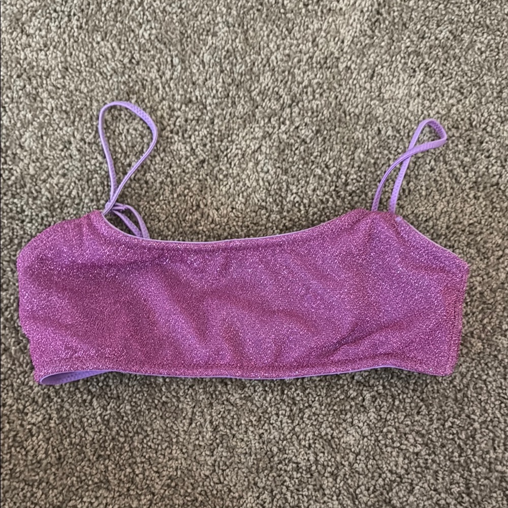 Triangl sparkly bikini top